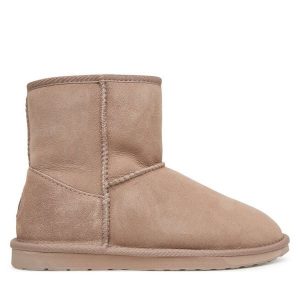 Śniegowce EMU Australia. Czerwone buty zimowe EMU Australia, bez obcasa, bez zapięcia. Za 749,99 zł.