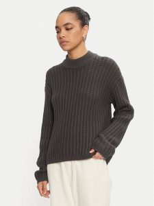 Kaffe Sweter Bess 10509097 Czarny Loose Fit. Czarne swetry klasyczne Kaffe, l, z syntetyku, bez kołnierzyka. Za 129,99 zł.