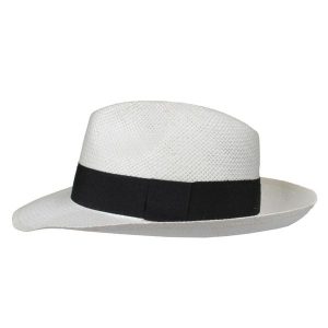Kapelusz panama HORKA. Białe kapelusze HORKA, bez wzorów, eleganckie. Za 163,00 zł.