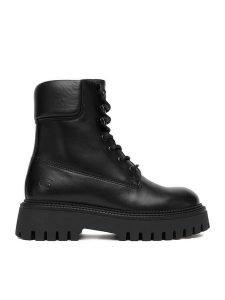 G-Star Raw Trapery EO-AYSE-8093-25 Czarny. Czarne buty zimowe G-Star Raw, ze skóry, bez obcasa, bez zapięcia. Za 359,99 zł.
