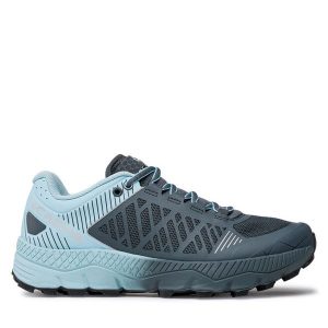 Buty do biegania Scarpa. Szare buty sportowe Scarpa, bez wzorów, bez zapięcia, do biegania. Za 499,99 zł.