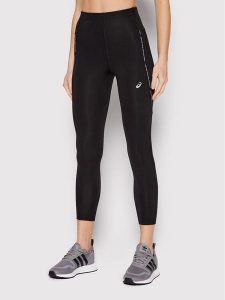 Asics Legginsy Race 2012C347 Czarny Slim Fit. Czarne legginsy ASICS, bez wzorów, z syntetyku. Za 273,99 zł.