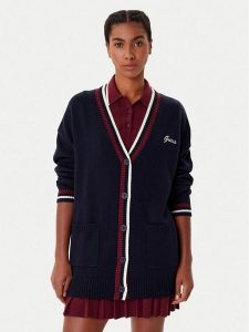 Guess Kardigan V5BR00 Z1152 Granatowy Regular Fit. Niebieskie kardigany Guess. Za 289,99 zł.