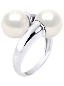 ATELIERS SAINT GERMAIN Srebrny pierścionek z perłami rozmiar: 58. Białe pierścionki ATELIERS SAINT GERMAIN, z perłą, srebrne. Za 500,99 zł.