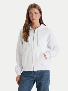 Calvin Klein Jeans Bluza Archive Logo LV047B237G Biały Regular Fit. Białe bluzy Calvin Klein Jeans, xl, bez wzorów, z bawełny, bez kaptura. Za 359,99 zł.