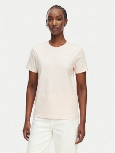 Calvin Klein Jeans T-Shirt Monogram LV047B224G Różowy jasny Regular Fit. Czerwone t-shirty Calvin Klein Jeans, m, bez wzorów, z bawełny, bez kołnierzyka, bez ramiączek. Za 149,99 zł.
