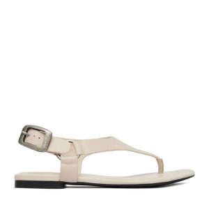 Sandały G-Star Raw. Białe sandały G-Star Raw, bez wzorów, bez obcasa, na płaskiej podeszwie, bez zapięcia. Za 279,99 zł.