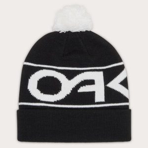 Oakley Czapka Factory Cuff Beanie 911432-05F. Czarne czapki Oakley, bez wzorów, z dzianiny, eleganckie. Za 59,99 zł.
