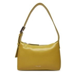 Torebka Calvin Klein. Żółte torebki klasyczne Calvin Klein, bez wzorów, bez dodatków. Za 219,99 zł.