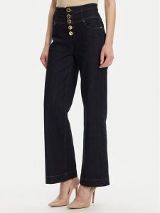 Marciano Guess Jeansy 5YGA00 7347A Granatowy Flare Fit. Niebieskie jeansy Marciano Guess, z aplikacjami, z bawełny. Za 669,99 zł.