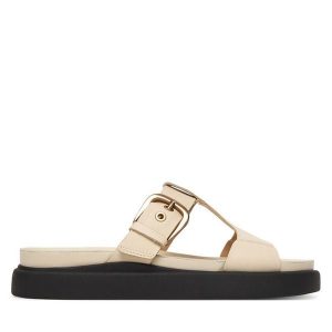 Klapki Clarks. Klapki Clarks, bez wzorów, bez obcasa. Za 429,99 zł.