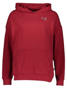 Puma Bluza "Better Essentials" w kolorze czerwonym rozmiar: L. Czerwone bluzy Puma, l, bez wzorów, z bawełny, z kapturem. Za 140,53 zł.