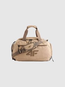 4F Torba sportowa (25 L) - beżowa Uniwersalny. Brązowe torby podróżne i sportowe 4f, bez wzorów, z materiału, na ramię. Za 149,99 zł.