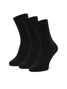 Nine West Skarpety długie CEO_LA_NW_17283_W_AW25 (3-PACK) Czarny. Czarne skarpetki Nine West, bez wzorów, z bawełny. Za 39,99 zł.