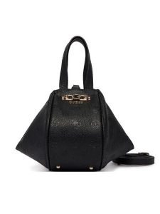 Guess Torebka Anise Mini HWPD99 16770 Czarny. Czarne torebki klasyczne Guess, z aplikacjami, ze skóry, bez dodatków. Za 659,99 zł.