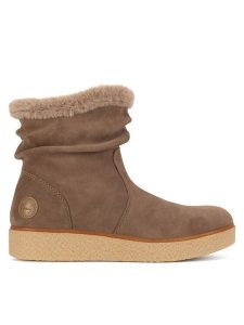 Rieker Botki Y0070-24 Brązowy. Brązowe botki Rieker, bez wzorów, ze skóry, bez obcasa, na płaskiej podeszwie, bez zapięcia. Za 351,99 zł.
