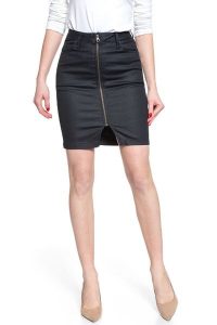 SPÓDNICA JEANSOWA LEE HIGH WAIST ZIP SKIRT COATED LEOLA L38DDPAH 112108142. Czarne spódnice Lee, l, bez wzorów, z denimu, maxi. W wyprzedaży za 69,99 zł.