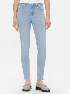 Liu Jo Jeansy UXX037 D4811 Niebieski Skinny Fit. Niebieskie jeansy Liu Jo, bez wzorów, z bawełny. Za 229,99 zł.