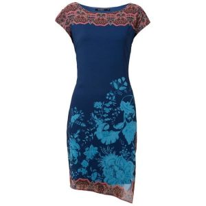 Desigual Sukienka Damska Vest Reset 38 Ciemnoniebieski. Sukienki marki Desigual. W wyprzedaży za 299,00 zł.