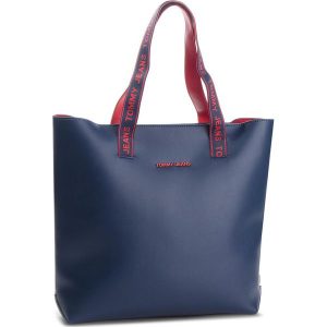 Torebka TOMMY JEANS - Tj Fem Boxy Tote AW0AW06033 496. Shopper bag marki Tommy Jeans. W wyprzedaży za 359,00 zł.
