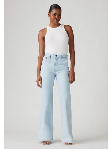 Levi's Dżinsy - Comfort fit - w kolorze błękitnym rozmiar: W30/L34. Niebieskie jeansy Levi's®, z aplikacjami, z podwyższonym stanem. Za 279,95 zł.