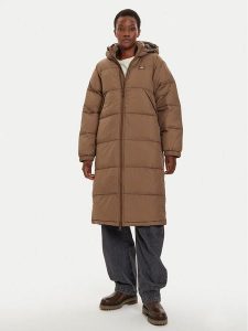 Dickies Płaszcz zimowy Alatna Long DK0A4XR9MR1 Brązowy Regular Fit. Brązowe płaszcze Dickies, na zimę, l, bez wzorów, z syntetyku, bez kaptura. Za 749,99 zł.