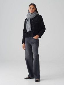 OPUS Szal w kolorze szarym - 168 x 30 cm rozmiar: onesize. Szare szaliki Opus, bez wzorów, z materiału. Za 126,45 zł.