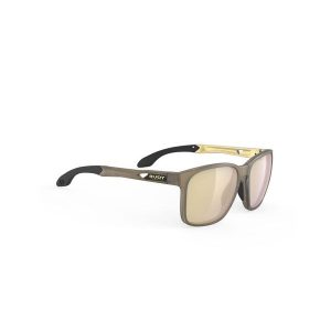 Okulary Rudy Project LIGHTFLOW A ICE GOLD MATTE - Multilaser Gold. Brązowe okulary przeciwsłoneczne Rudy Project. W wyprzedaży za 663,00 zł.