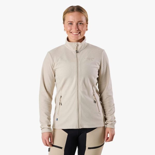 Bluza polarowa hiking damska Swedemount Lofoten Fleece wodoodporna. Brązowe bluzy SWEDEMOUNT, na zimę, bez wzorów, z polaru, bez kaptura. W wyprzedaży za 185,00 zł.