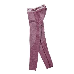 Second life - Damskie Legginsy Fitness Yoga w Kolorze Czerwonym - Jak nowy. Czerwone legginsy Gymshark, bez wzorów. Za 122,63 zł.