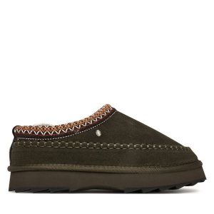 Śniegowce EMU Australia. Brązowe buty zimowe EMU Australia, bez obcasa, bez zapięcia. Za 529,99 zł.