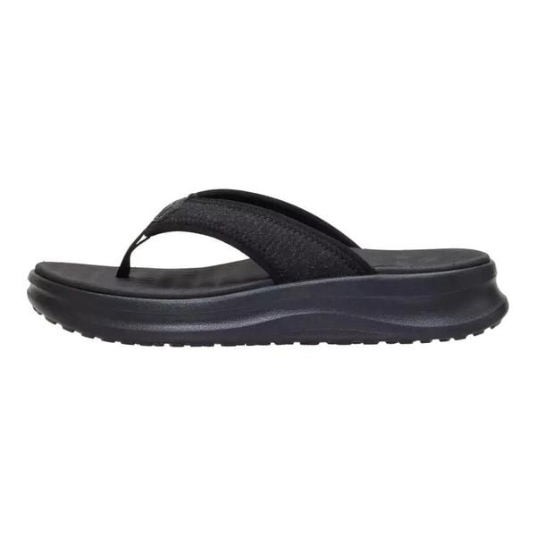 HeyDude Damskie Japonki Tide Flip. Czarne klapki Hey Dude, bez wzorów, z materiału, bez obcasa. Za 219,00 zł.