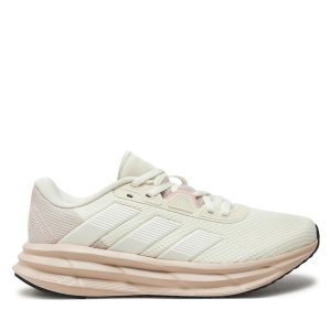 Buty do biegania adidas. Białe buty sportowe ADIDAS, bez wzorów, bez zapięcia, do biegania. Za 219,99 zł.