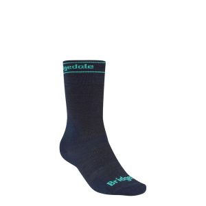 Skarpety biegowe damskie Bridgedale Trail Run Ultralight Zero Merino Sport Boot. Niebieskie skarpetki Bridgedale, bez wzorów. Za 86,89 zł.