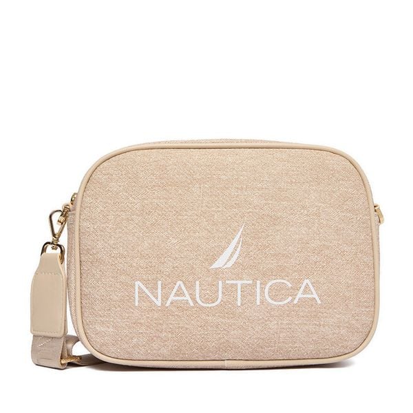 Torebka Nautica. Brązowe listonoszki Nautica, bez wzorów, bez dodatków. Za 129,99 zł.