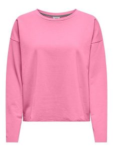 JDY Bluza w kolorze różowym rozmiar: XL. Różowe bluzy JDY, xl, bez wzorów, z bawełny, bez kaptura. Za 96,60 zł.