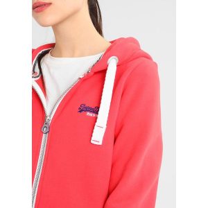 Superdry ORANGE LABEL PRIMARY ZIPHOOD Bluza rozpinana reef red. Bluzy marki Superdry. W wyprzedaży za 305,10 zł.