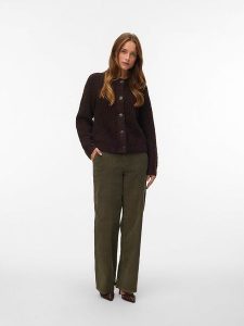 Vero Moda Kardigan w kolorze brązowym rozmiar: XL. Brązowe kardigany Vero Moda, z wełny. Za 158,10 zł.