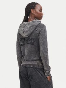 Juicy Couture Bluza JCWAS226320 Czarny Regular Fit. Czarne bluzy Juicy Couture, xl, bez wzorów, z bawełny, bez kaptura. Za 359,99 zł.
