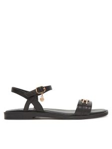 MEXX Sandały MX/026C-EST Czarny. Czarne sandały Mexx, bez wzorów, ze skóry, bez obcasa, na płaskiej podeszwie, bez zapięcia. Za 229,99 zł.