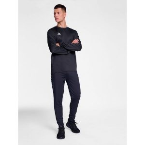 Bluza sportowa treningowa hmlESSENTIAL SWEATSHIRT. Czarne bluzy Hummel, m, bez wzorów, bez kaptura. Za 150,00 zł.