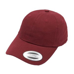 Niskoprofilowa Czapka Z Daszkiem Dla Dorosłych Unisex Classic Cotton Twill. Brązowe czapki FLEXFIT, bez wzorów. Za 68,99 zł.