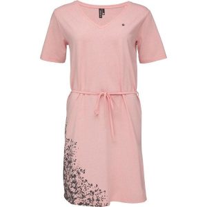 Sukienka damska LOAP Aurora, nad kolano, V, XS. Czerwone sukienki ZOOPLEMENTS, xs, bez wzorów, z bawełny, sportowe, bez kołnierzyka, bez ramiączek, sportowe. Za 76,15 zł.