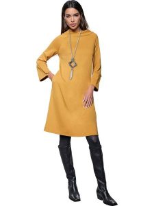 Heine Sukienka w kolorze żółtym rozmiar: 38. Żółte sukienki Heine, na co dzień, bez wzorów, bez kołnierzyka, bez ramiączek, mini, proste. Za 78,99 zł.