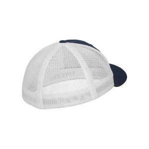 Czapka Flexfit mesh 2-tone. Białe czapki FLEXFIT, bez wzorów, z meshu. Za 101,50 zł.