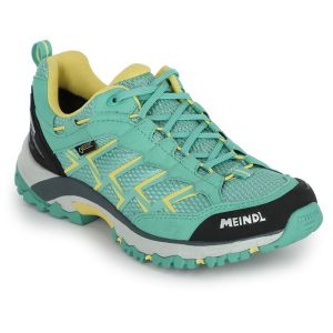Buty trekkingowe damskie MEINDL Caribe Lady GTX, z membraną Gore-Tex. Zielone buty trekkingowe MEINDL, z gore-texu, bez zapięcia. W wyprzedaży za 489,30 zł.
