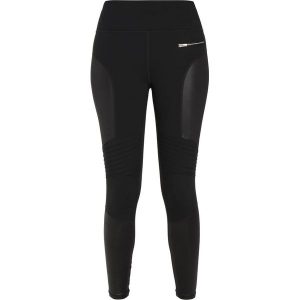 GAP MOTO SHINE Legginsy true black. Legginsy marki GAP. W wyprzedaży za 136,95 zł.