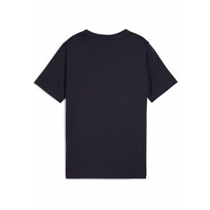 Młodzieżowa koszulka PUMA Class z grafiką PUMA New Navy Blue. Niebieskia bluzki Puma, m, bez wzorów, z gumy, młodzieżowe, bez kołnierzyka, bez ramiączek. Za 89,00 zł.