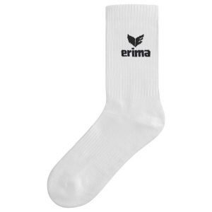 Skarpety sportowe Erima 3 sztuki w kolorze białym. Białe skarpetki Erima, bez wzorów, z tkaniny. Za 98,50 zł.