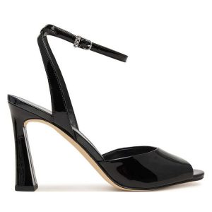Sandały MICHAEL Michael Kors. Czarne sandały MICHAEL Michael Kors, bez wzorów, bez obcasa, na słupku, bez zapięcia. Za 597,99 zł.
